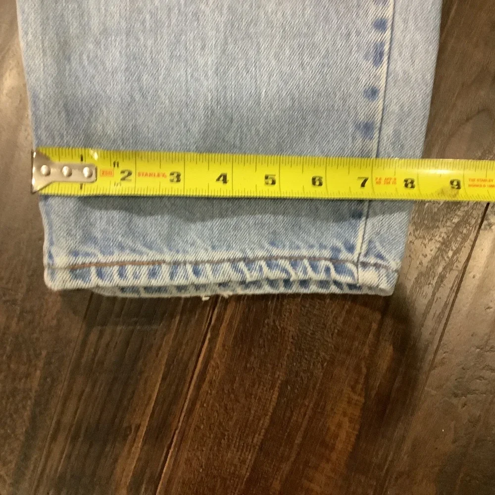 Levis 560 Loose Fit Tapered Leg Jeans Mens 38x34 Light Wash Vintage 90s Denim